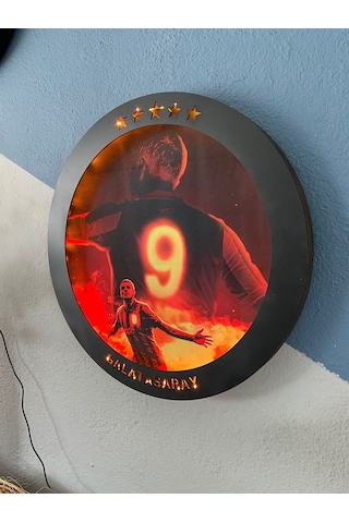 Galatasaray Icardi Baskılı Bluetooth Bağlantılı Led Tablo