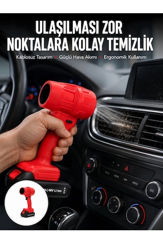 Mey İthalat Yüksek Hızlı Elektrikli Toz Temizleme Ve Üfleme Cihazı Yeni Nesil