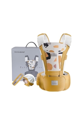 Bebamour 0-36 Ay Bebamour Bebek Taşıyıcı, Yeni Doğanlardan Küçük Çocuklara Kadar 3D Air Mesh, 6'sı 1 Arada Portbebe