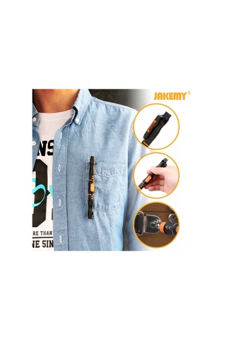 Skycity Jm-8155 Çift Uçlu Tornavida Seti - Tamir İçin Taşınabilir Elektronik, Gözlük, Saat Tornavidi Cr-v Çelik