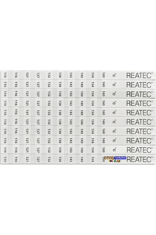 Reatec Sıcaklık Ölçüm Etiketi Isı Ölçer Ölçüm Aralığı 110 C - 160 C 10adet
