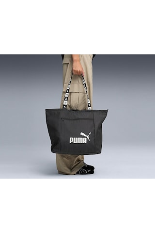 Puma Base Shopper Omuz Çantası 09250701 Siyah Siyah