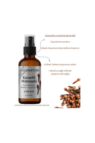 Villenature Karanfil Hidrosolü Clove Hydrosol Dianthus Caryophyllus 100 ML