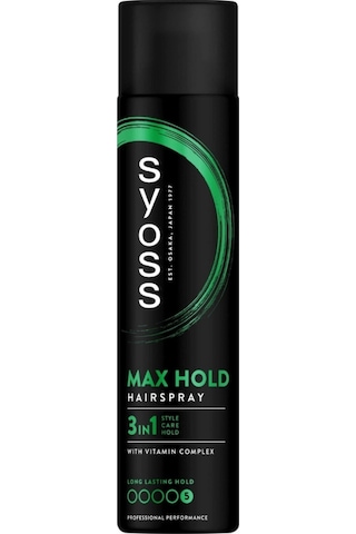 Syoss Max Hold Mega Güçlü Tutuş Saç Spreyi 400 ML