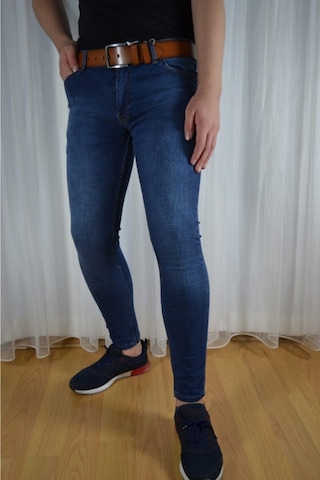 Erkek Agree Slim James Kot Pantolon Mavi