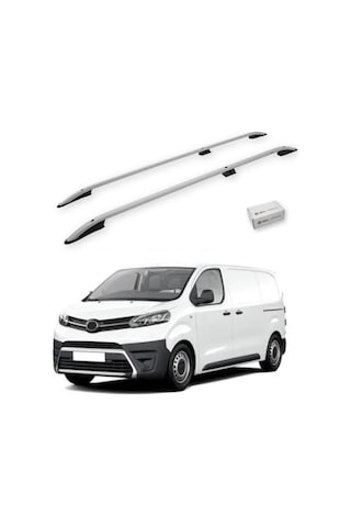 Turtle Toyota Proace Mk2 2013-2016 / Uzun Şasi Tavan Çıtası Crown Gri