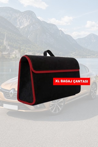 Volvo 440 Uyumlu Koltuk Yastığı Siyah Renk Bagaj Çantası Lüks Model