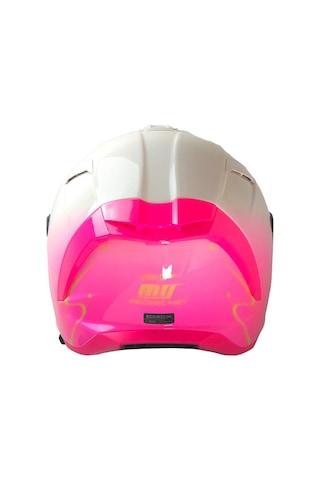 X340 Sweet Women Motosiklet Kaskı Güneş Vizörlü Kadın Full Face Kask Çok Renkli