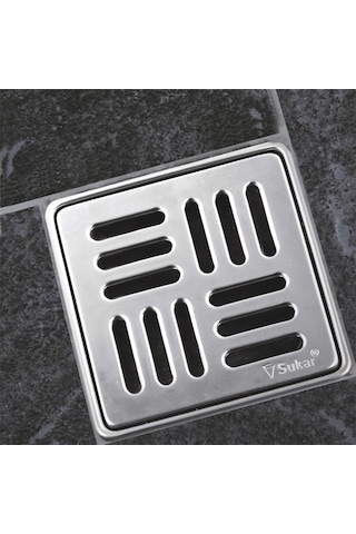 Sukar Çelik Çerçeveli Yer Süzgeci Çizgili