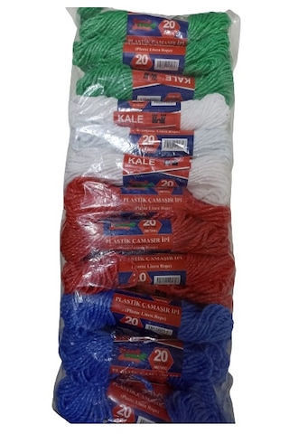 Kale Plastik Çamaşır İpi 20 Metre 24 Adet 1463671