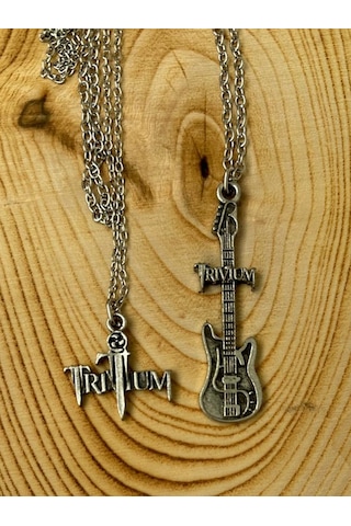 Paytak Moda Trivium Bff 2li Rock Metal Grup Zincir Kolye Pytkznkly0163