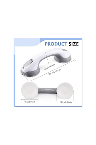 Maoyaya Yaşlılar Yaşlı Tutma Taburesi Sandalye Paket Krom Kolu İnç İçin İçin İçin Güvenlik Güçlü Emme Duş Duş Duş Duş Çubuklar, Çubuğu, Çubuğu, Banyo Altın 2 12 - Sv Krom - Altın