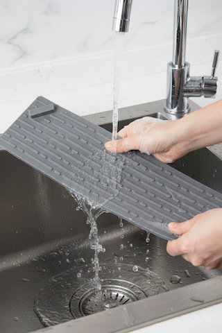 2'li Set Gri Uzun Ve Gri Kare Silikon Gider Kapağı Koku Önleyici Banyo Mutfak Gider Tıkacı