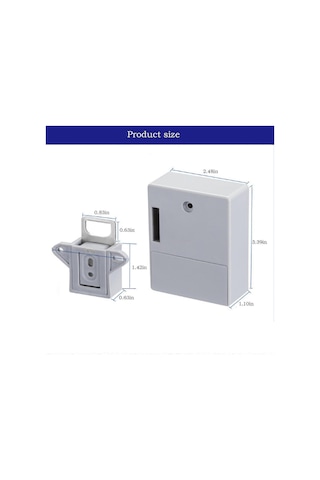 Görünmez Elektronik Dolap Kilidi, Gizli Kilit, Ahşap Dolap Çekmece Soyunma Dolabı İçin Dıy Rfıd Kilidi La-tch - Jjs