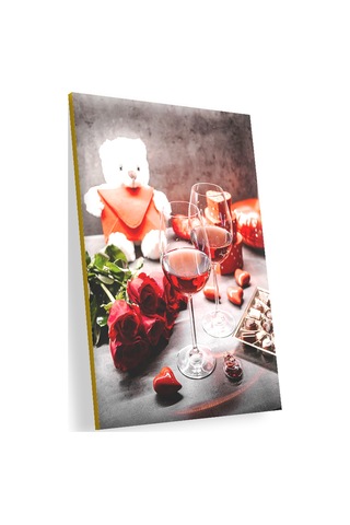 Cakasepetim Romantik Buluşma Gecesi Görseli Ahşap Mdf Tablo