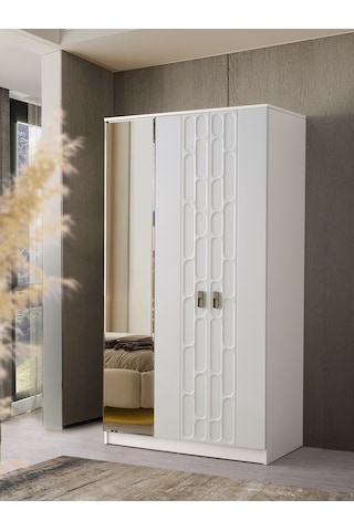 Sidney Mdf 3 Kapılı Dolap Aytaşı