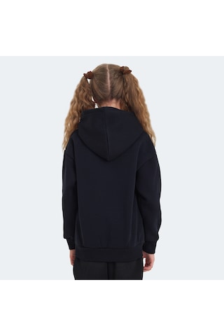 Slazenger LEXUS Çocuk Kapüşonlu Cepli Lacivert Sweatshirt