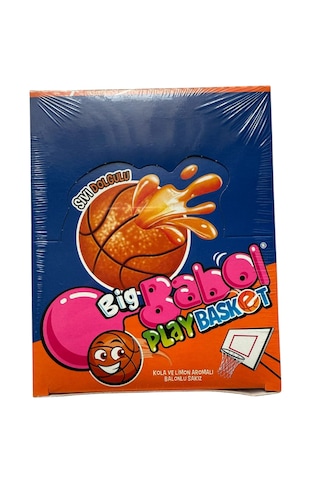 Big Babol Play Basket Kola & Limon Aromalı Balonlu Sakız 28 20g
