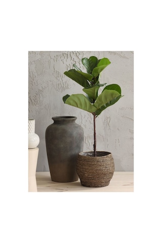 Saksı Sıvopert Ø26xy23cm Kahverengi