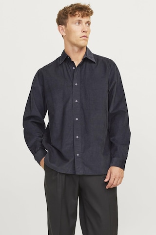 Jack & Jones Jack&jones Jprccregent Corduroy Shırt L/s Siyah