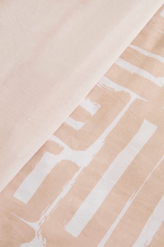 Kaşmir Home Mosy %100 Pamuk Çift Kişilik Nevresim Takımı Bej Bej