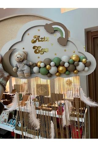 Bebek Odası Kapı Süsü-hastane Odası Bubble Kapı Süsü-balonlu Kapı Süsü