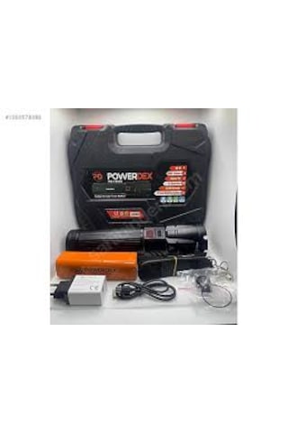 Powerdex Pd-14000 60 Watt Profesyonel El Feneri