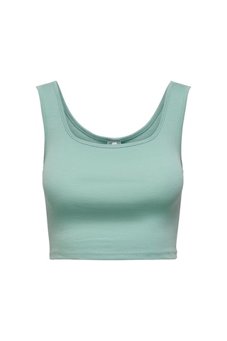 Only Kadın Kısa Cropped Top Yeşil - 15240303