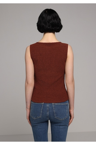 Colin's Colins Slim Fit Kolsuz Kadın Kahverengi Atlet Cl1078620 Q1.v2 Cor Cinnamon