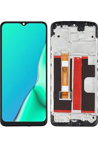 Oppo A5 2020 Lcd Ekran Dokunmatik Siyah Çıtalı Servis