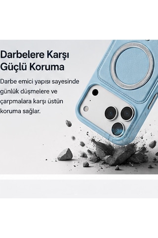 Bikapak Magpower Apple iPhone Uyumlu 18/17 Siyah Kapak