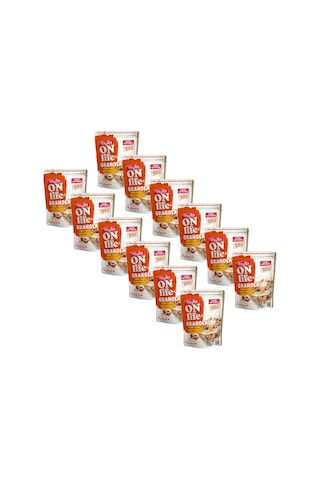 Yayla Onlife Kuru Yemişli Kuru Üzümlü Ve Turna Yemişli Granola 200 G X12