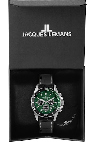 Jacques Lemans 1-2206c Lıverpool Dıver Erkek Kol Saati Gümüş - Siyah
