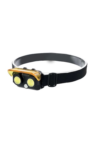 Svein 80 Lümen Darbeye Dayanıklı Kamp Spor Tamirat Outdoor Lastikli Led Kafa Lambası Klaus 1+1w Pilli Çok Renkli