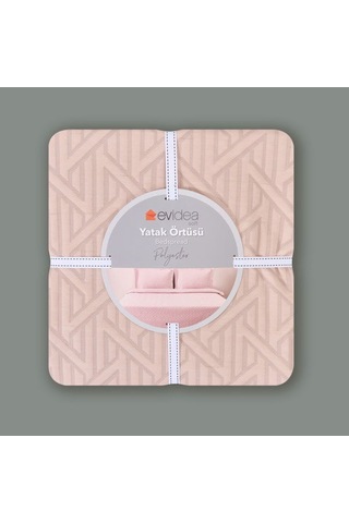 Evidea Soft Anka Çift Kişilik Yatak Örtüsü - Pembe - 240x260 Cm Pembe