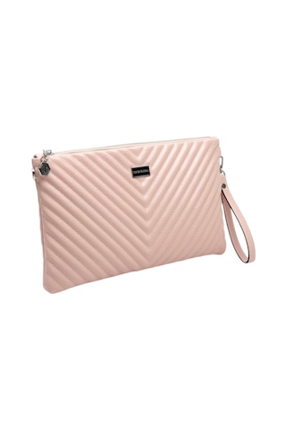 Silver Polo Crash Pudra Kapitone V Kadın Portföy Ve Clutch El Çantası Sp1034