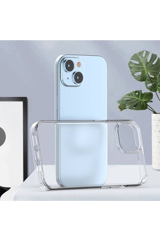 Apple Uyumlu iPhone 15 Plus Kılıf Zore Coss Kapak Renksiz
