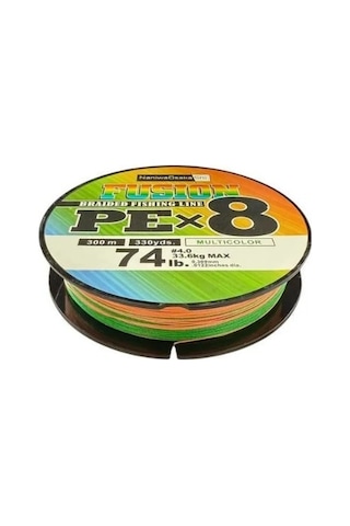 Naniwaosakashi Fusion 8x 300 Mt Multicolor 0.242mm / 25.6 Kg İp Misina