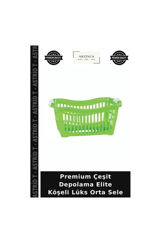 Premium Çeşit Depolama Elite Köşeli Lüks Orta Sele Çok Renkli
