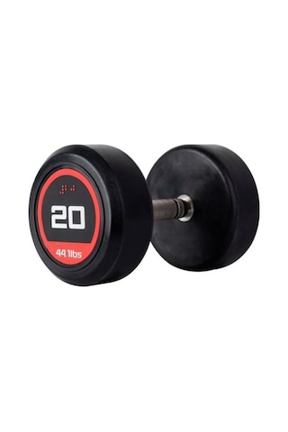 313 Sport 20 Kg Kauçuk Kaplı Profesyonel Olimpik Dumbbell Dambıl