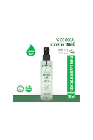 Siveno %100 Doğal Biberiye Suyu Saç Dökülmesi Karşıtı ve Hızlı Saç Uzatma Etkili Saç Toniği 150 ML