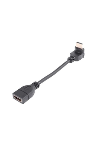 Lunatic 8446 Hdmi Dişi Erkek Uzatma 90 Derece Dirsek Çevirici Dönüştürücü Kablosu