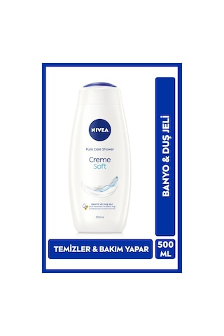 Nivea Creme Soft Kremsi Dokunuş Banyo ve Duş Jeli 500 ML