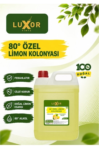 Luxor 80 Derece Limon Kolonyası 5 L