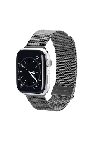 Dux Ducis Apple Watch Uyumlu 42/44/45mm İçin Milanese Premium Milano Loop Kayış Kordon- 5775