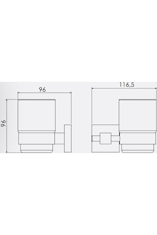 Serel Diagonal Cam-Krom Diş Fırçalık 140104003 Gri