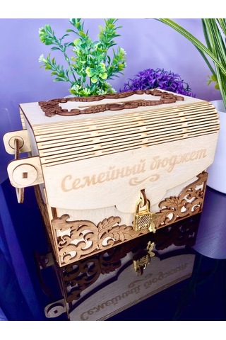 Woodnsa Ağaç Para Kumbarası Aile Bütçes 343210393