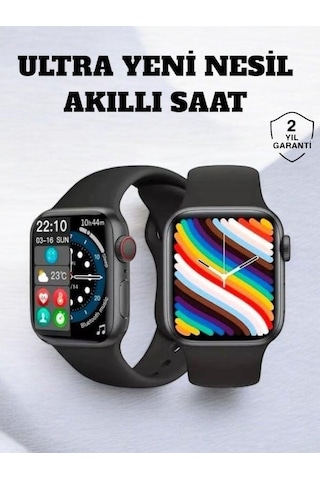 Akıllı Saat İos Ve Android İle Uyumlu Şık Ve Çok Fonksiyonlu