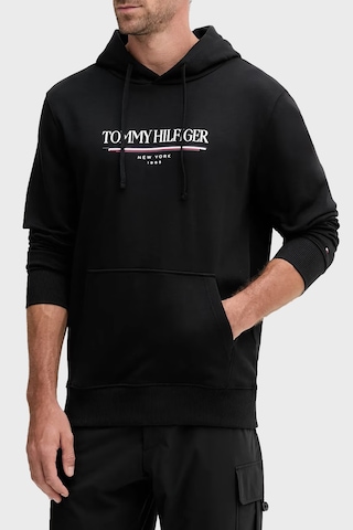 Tommy Hilfiger Erkek Sweat Mw0mw40534 Bds Siyah Siyah