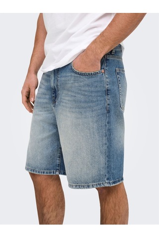 Only & Sons Onsfade Mb Tınt 9085 Taı Dnm Shorts Noos Erkek Mavi Şort - 22029085 Mavi